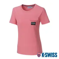 在飛比找PChome24h購物優惠-K-SWISS Label Pocket Tee棉質吸排T恤