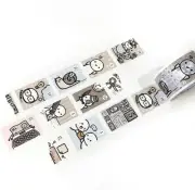 The Coffee Monsterz Co TCMC Vintage Stamps Washi Tape October 2023 Subscription