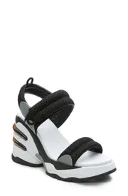 Ash Cosmos Sandal in Black/Silver/Black at Nordstrom, Size 11Us