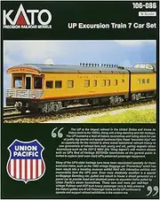 Kato USA Model Train Products N Scale Union Pacific Excursion Train 7-Car Set