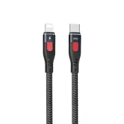 Remax Lesu Pro 1m Pd20w Type C To 8 Pin Aluminum Alloy Braid Fast Charging Da...
