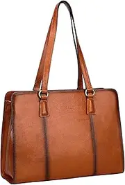 [Banuce] Full Grain Italian Leather Briefcase for Women Purses and Handbags Shoulder Tote Bag, Style 1, One Size