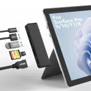 Surface Pro 9/10/11/X Accessories, Surface Pro 9 Docking Station with 4K HDMI...