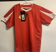 Vizari Boys Geneva Embossed Jersey, Red, YM