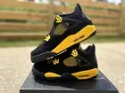 Air Jordan 4 Retro Thunder Yellow sz7Y 408452-017