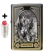 Zippo Lighter Valkyrie SI Korea Design Genuine Windproof Engraved