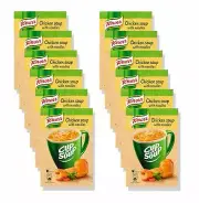 12 x KNORR Cup a Soup Instant Chicken Soup With Noodles