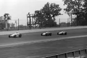 Troy Ruttman, George Walther, Watson Offenhauser Indy Car 1964 Racing Old Photo