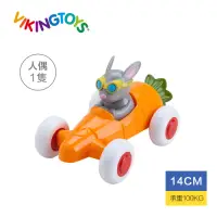 在飛比找Yahoo奇摩購物中心優惠-【瑞典 Viking toys】維京玩具 動物賽車手-蘿蔔瑞