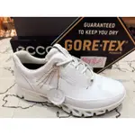 ECCO 休閒女鞋 GORE-TEX 880123白