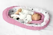 Multifunctional Cuddly nest Cocoon Baby nest for Babies and Infants, cot Bumper, Travel cot, 100% Cotton, Anti-Allergic