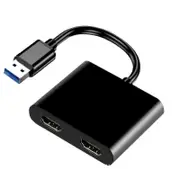Usb 3.0 To Dual Hdmi-compatible Adapter Easy To Use Wide Compatibility For Most Operating Systems