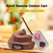 Decompression Toy Remote Control Poop Car Funny Spoof Novelty Nausea Trick Toy Boxing Day