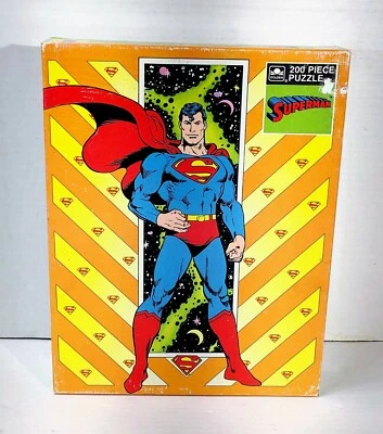Vintage Superman 200 piece Golden Jigsaw Puzzle 1989 NEW/Factory Sealed