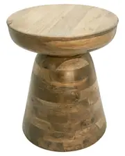 Sagebrook Home Wood 19In Side Table
