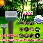 Solar Mole Snake Repellent Ultrasonic Pest Repeller Outdoor Rat Mouse Deterrent