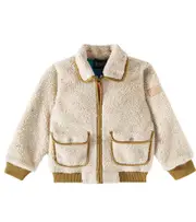 [Scotch & Soda Kids] Scotch & Soda Kids Fleece jacket Y 10 beige