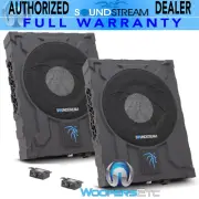 2 SOUNDSTREAM USB-10P 10" 1000W UNDER SEAT SUBWOOFER BASS SPEAKER AMPLIFIER NEW