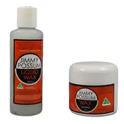 Jimmy Possum Furniture Wax Combo Pack 250gr Paste Wax & 250ml Liquid Wax Natural
