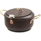 Japanese Tempura Deep Fryer Pot 2.3L- Fahrenheit Thermometer, Temperature