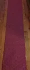 Christmas Table Runner Red Star 14" X 72" Thick Fabric Jingles And Joy