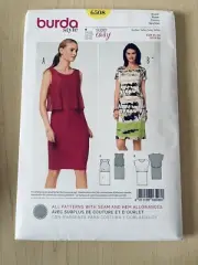 Burda Sewing Pattern 6508 Misses Dress and Top Size 8-20