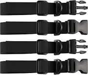 2 Pairs Adjustable Backpack Chest Strap With Black D-Ring – Backpack Straps Chest Strap For Backpack For Hiking, Travel, School Bags