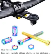 Titanium M5x40mm Bolts Fixed Screws For Bicycle Bike Stem Cyclocomputer Mount