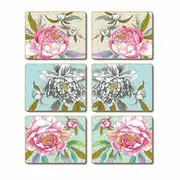 Country Kitchen Verona Cinnamon Cork Backed Drink Coasters Set 6