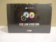 CORSAIR iCUE Link H100i RGB Liquid CPU Cooler 240mm AIO CW-9061001-WW Black. NEW