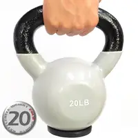 在飛比找運動市集優惠-KettleBell包膠20磅壺鈴 浸膠20LB拉環啞鈴.9