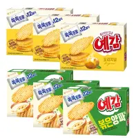 在飛比找momo購物網優惠-【好麗友】韓國國民最夯零食組預感洋芋片原味+洋蔥各三大盒