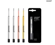 Monami FX4000 Refill Ball Point Pen Refill 3ea Black Ink 0.7mm / 1.0mm for FX153