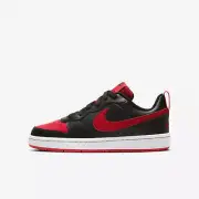 Nike Court Borough Low 2 GS [BQ5448-007] Kids Casual Shoes Black/Red