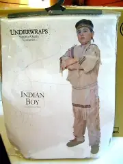 Indian Boy Halloween by Underwraps Costumes New In The Original Packaging.