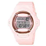 【CASIO】BABY-G 夏日花舞系列-玫瑰金框X嫩粉(BG-169G-4B)正版宏崑公司貨