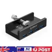 Type A HUB Adapter Aluminum 4 Ports USB Multi Splitter for Laptop Desktop Dock