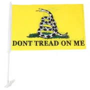 Don't Tread On Me Snake Military Car Flag with Plastic Hole - FREE SHIPPING