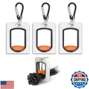 3 PCS Zip Tie Organizer - Light Plastic Cable Tie Holder for Efficient Cable