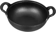 Cast Iron Pan Shabu Shabu Pot Japanese Small Wok Skillets Japanese Soup Pot Non-Sticky Pot Cast Pot Japanese Style para Hot Pot Soup Base Large Deep Skillet with Lid Oven Cookware