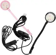 Happyyami Convenient Aquarium Light 2pcs Fish Tank Led Lights Simple to Install Use Perfect for Household Fish Tank