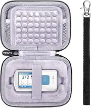 LTGEM EVA Hard Case for EMAY/CONTEC Handheld Portable EKG Monitor (EMG-10) - Travel Protective Carrying Storage Bag
