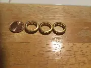 LARGE CLOCK REPAIR DIAL KEYHOLE GROMMETS SOLID BRASS