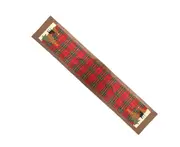 C361 Christmas Red Lattice Table Runner Christmas Long Strip Tablecloth Indoor Home Christmas Decorations for Holiday Parties