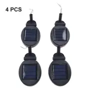 Lamp Accessories 4PCS Round Led Light Solar Powered Replacement Battery Charger