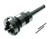REVOLVING LIVE CENTER MT3 THREADED M14 X 1 WITH 50 MM 3 JAW SELF-CENTERING CHUCK
