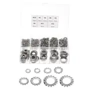 500pcs External Tooth Washers Assortment Kit- for Equipment Fasteners