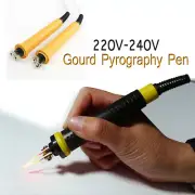 50W Gourd Pyrography Wood Burning Pen Soldering Tool Crafts Iron 220-240V Home