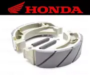 Set of (2) Honda Water Grooved REAR Brake Shoes and Springs #43120-MN1-671