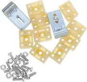 SEWACC 10pcs Sink Clips for Under Counter Installation Durable Support Brackets for Various Sink Types Easy to Install Fasteners Preventing Slippage Kitchen Bathroom